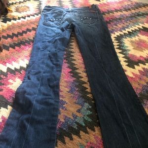 7 For All Mankind Bootcut Jeans, Size 26